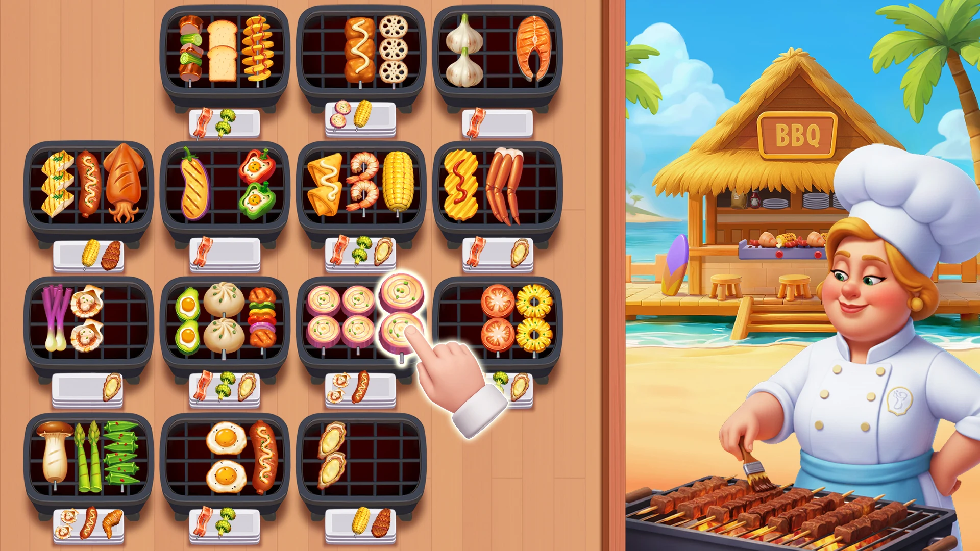 Grill Match - Food Sort Puzzle screenshot
