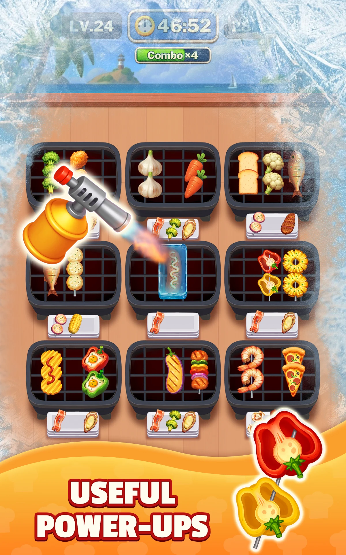 Grill Match - Food Sort Puzzle screenshot