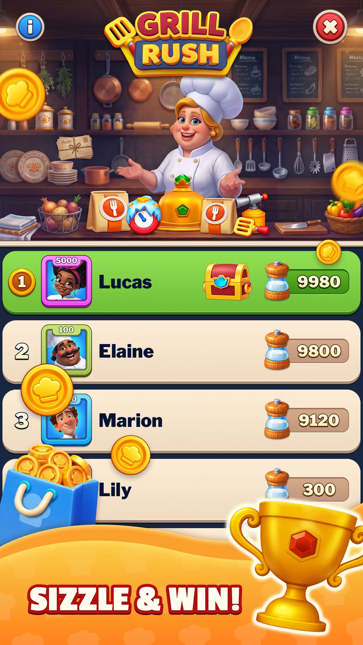 Grill Match - Food Sort Puzzle screenshot