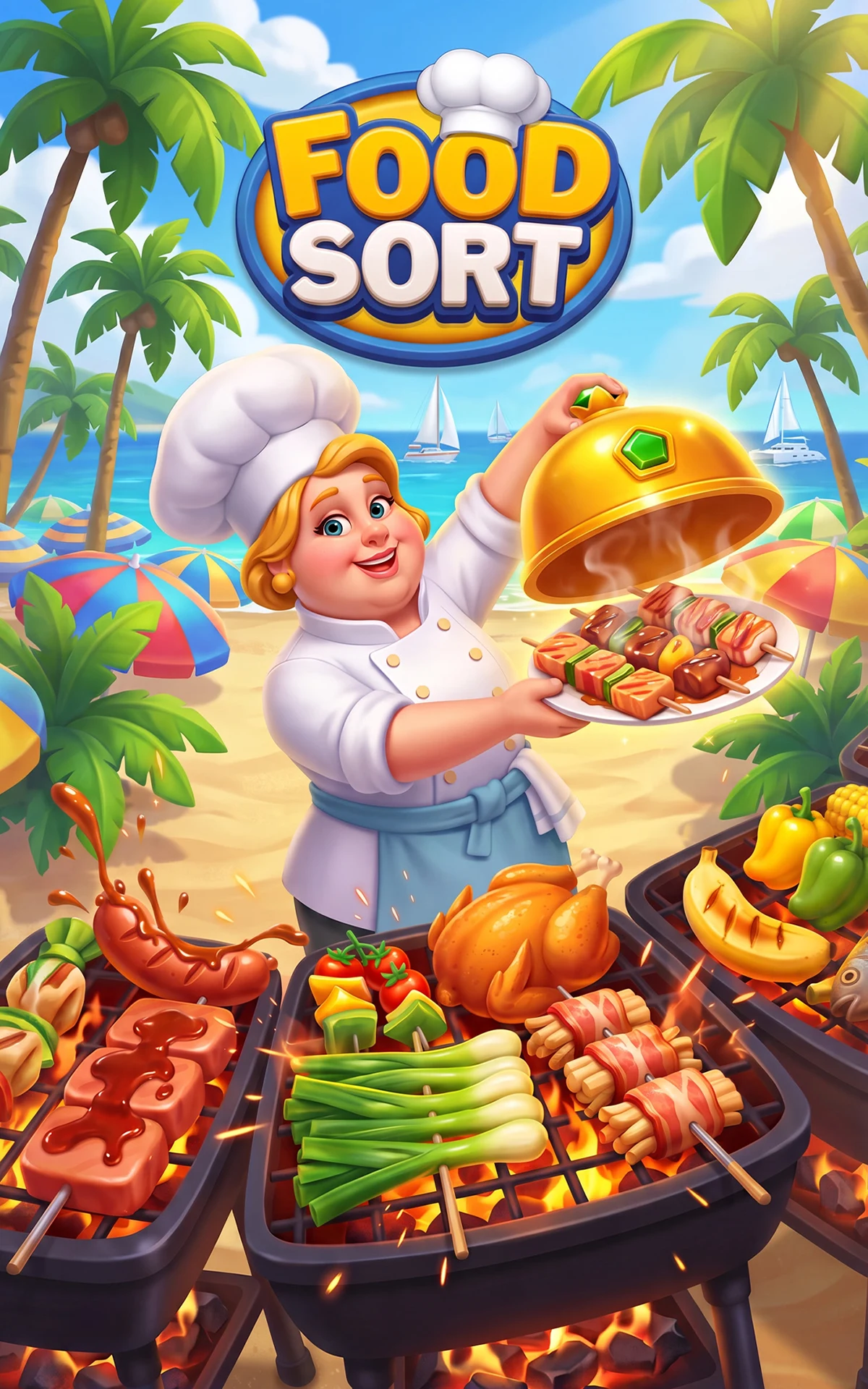 Grill Match - Food Sort Puzzle screenshot